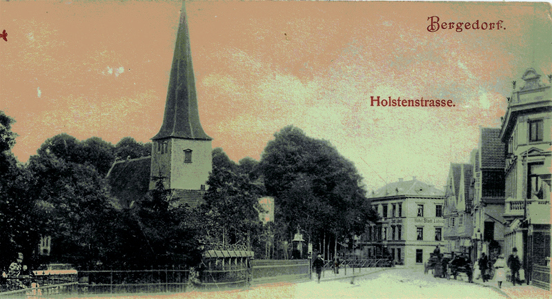 Die Holstenstraße ca.184o